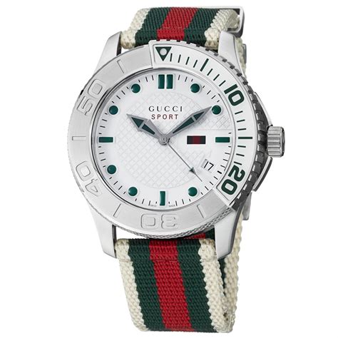 gucci watch green red strap